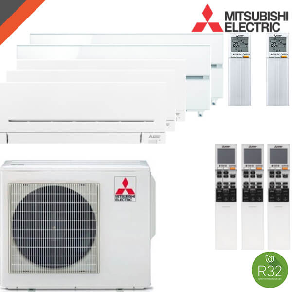 Mitsubishi penta split ln ap 7 7 7 12 12 btu mxz 3f54vf