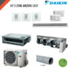 Daikin mono canalizzato tre zone Airzone