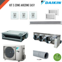 Daikin mono canalizzato tre zone Airzone