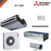 Mitsubishi canalizzato due zone ambienti